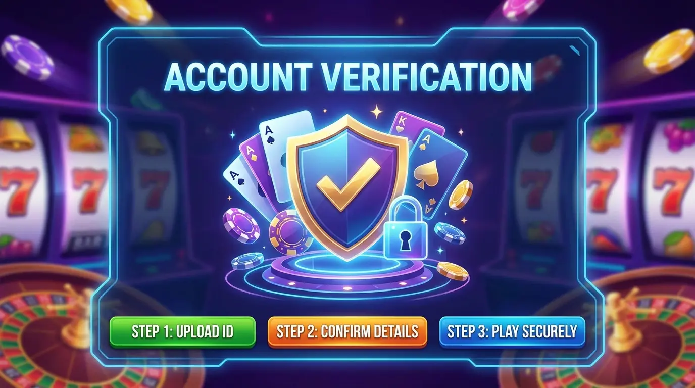 Verifiera konto hos Winsly casino